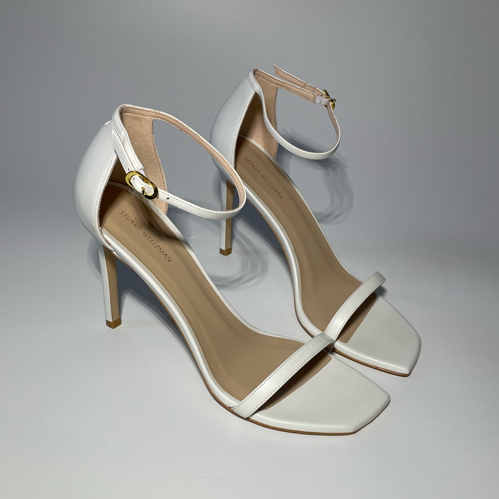 Nwob Stuart Weitzman Nudistcurve Ankle Strap Heel